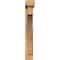 Ekena Millwork Imperial Block Smooth Bracket w/ Offset Brace, Western Red Cedar, 5 1/2"W x 28"D x 40"H BKT0604X28X40IMP05SWR - alternate 3